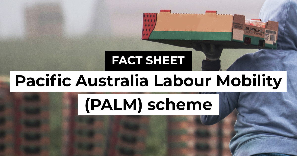 Pacific Australia Labour Mobility (PALM) scheme
