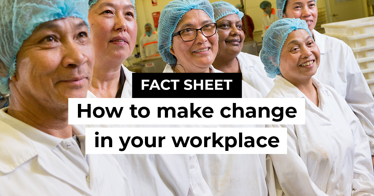 How to make change in your workplace