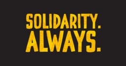 Solidarity with Aboriginal and Torres Strait Islander people