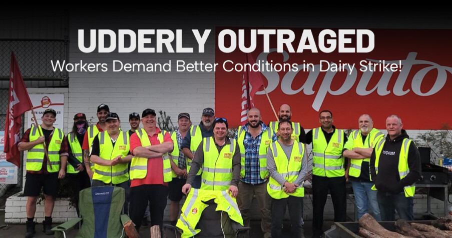 Post Thumbnail: Udderly Outraged: Workers Demand Better Conditions in Dairy Strike!