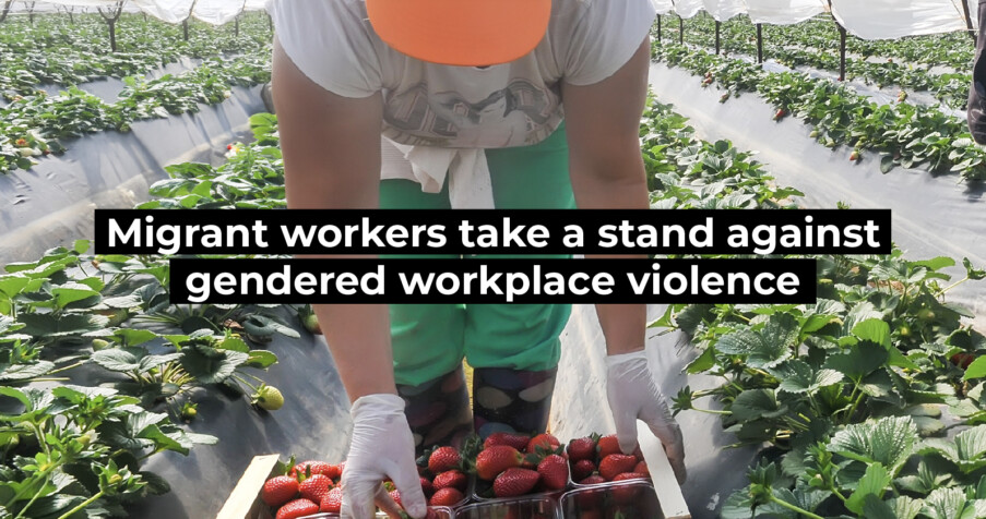 Post Thumbnail: Migrant workers take a stand against gendered workplace violence