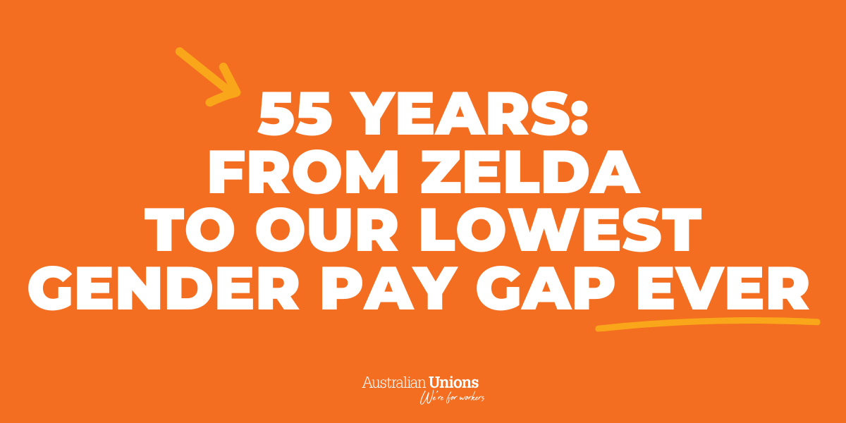 55 years: From Zelda to our lowest gender pay gap ever