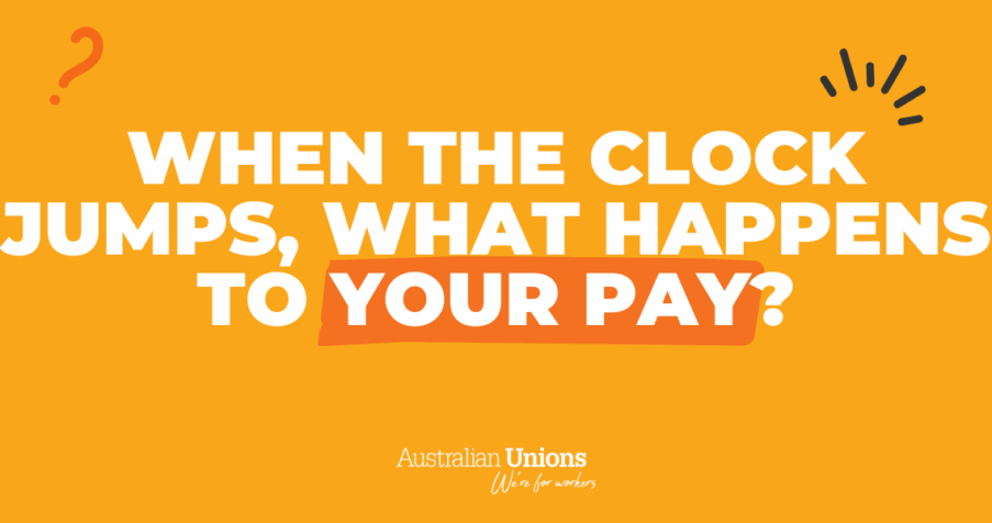 When the clock jumps, what happens to your pay?