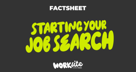 Factsheet Thumbnail: Starting Your Job Search