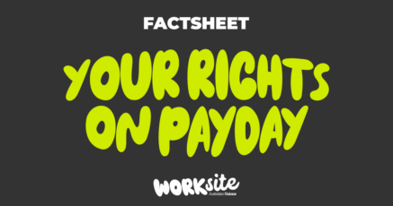 Factsheet Thumbnail: Getting Paid: Your Rights on Payday