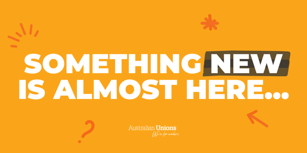 Something new is almost here&hellip;