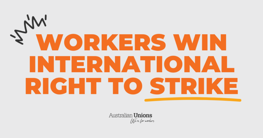 Post Thumbnail: Workers win international right to strike