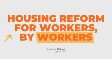 Housing reform for workers, by workers