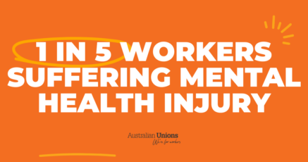 1 in 5 workers suffering a mental health injury