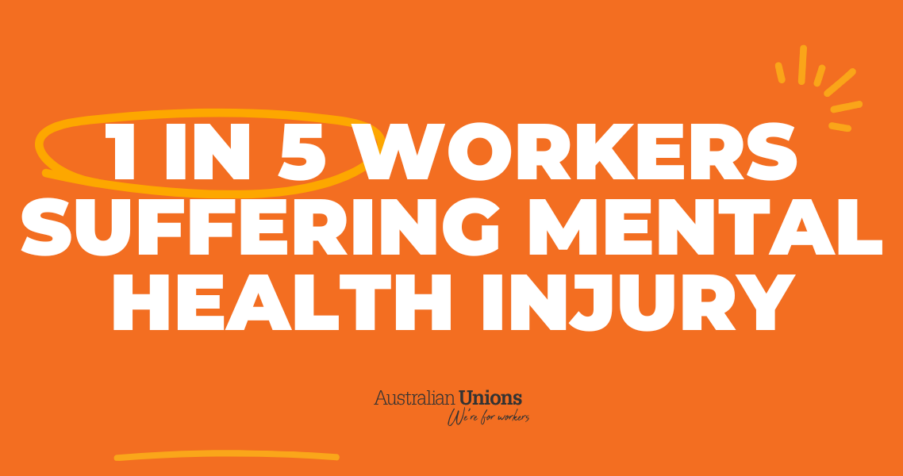 Post Thumbnail: 1 in 5 workers suffering a mental health injury